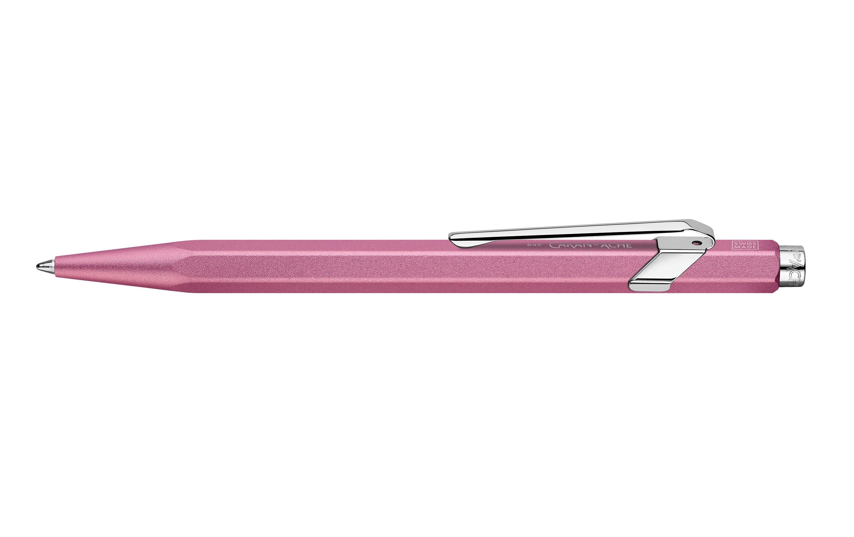 Caran d'Ache Kugelschreiber 849 Colormat Colormat-x Rosa, mit Geschenkpackung