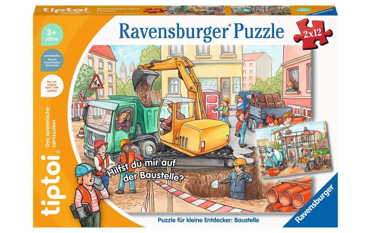 tiptoi Puzzle: Baustelle Ab 3 Jahre