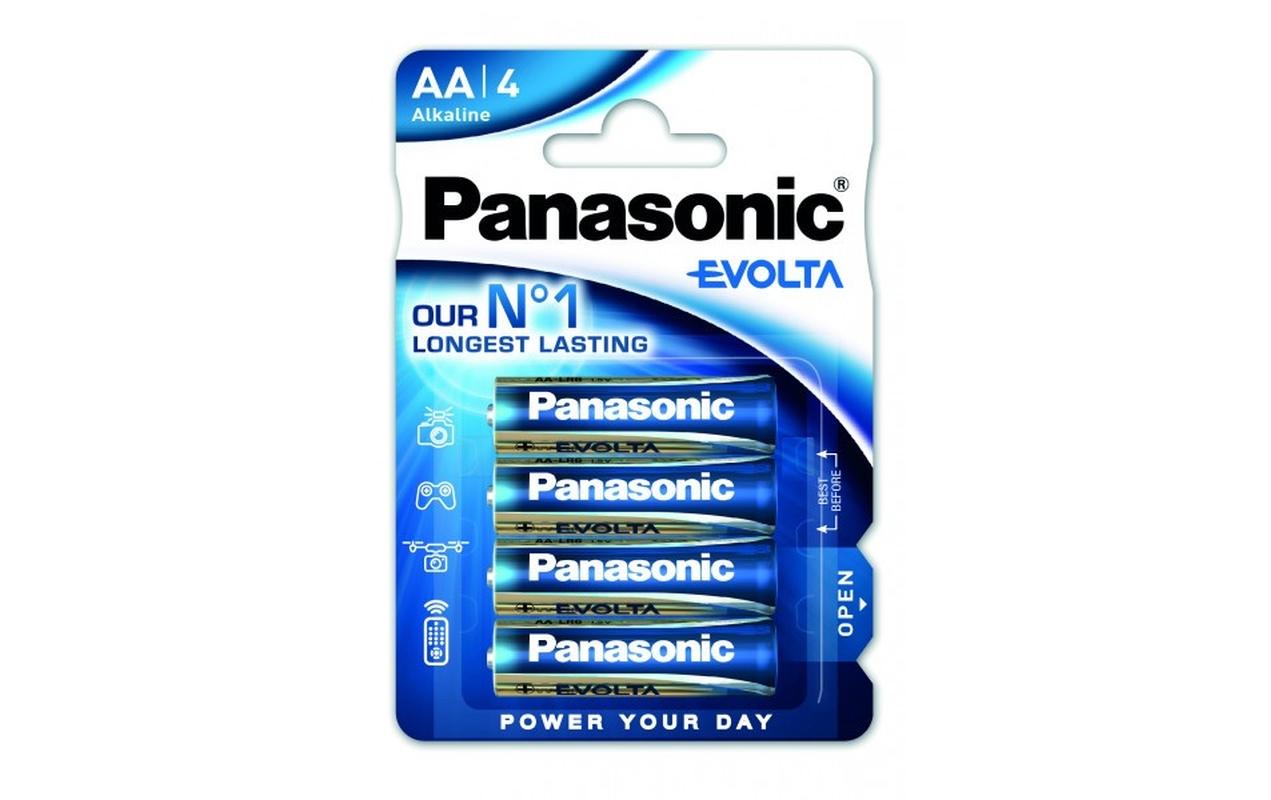 Panasonic Evolta AA-Alkali,1.5 V 1,5 Volt, 4 Stück
