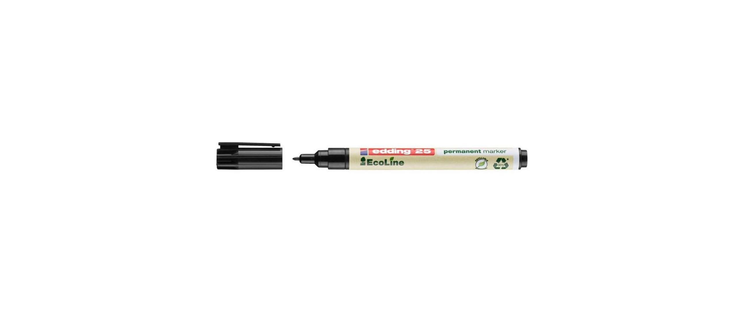 Edding Permanent-Marker 25 EcoLine schwarz
