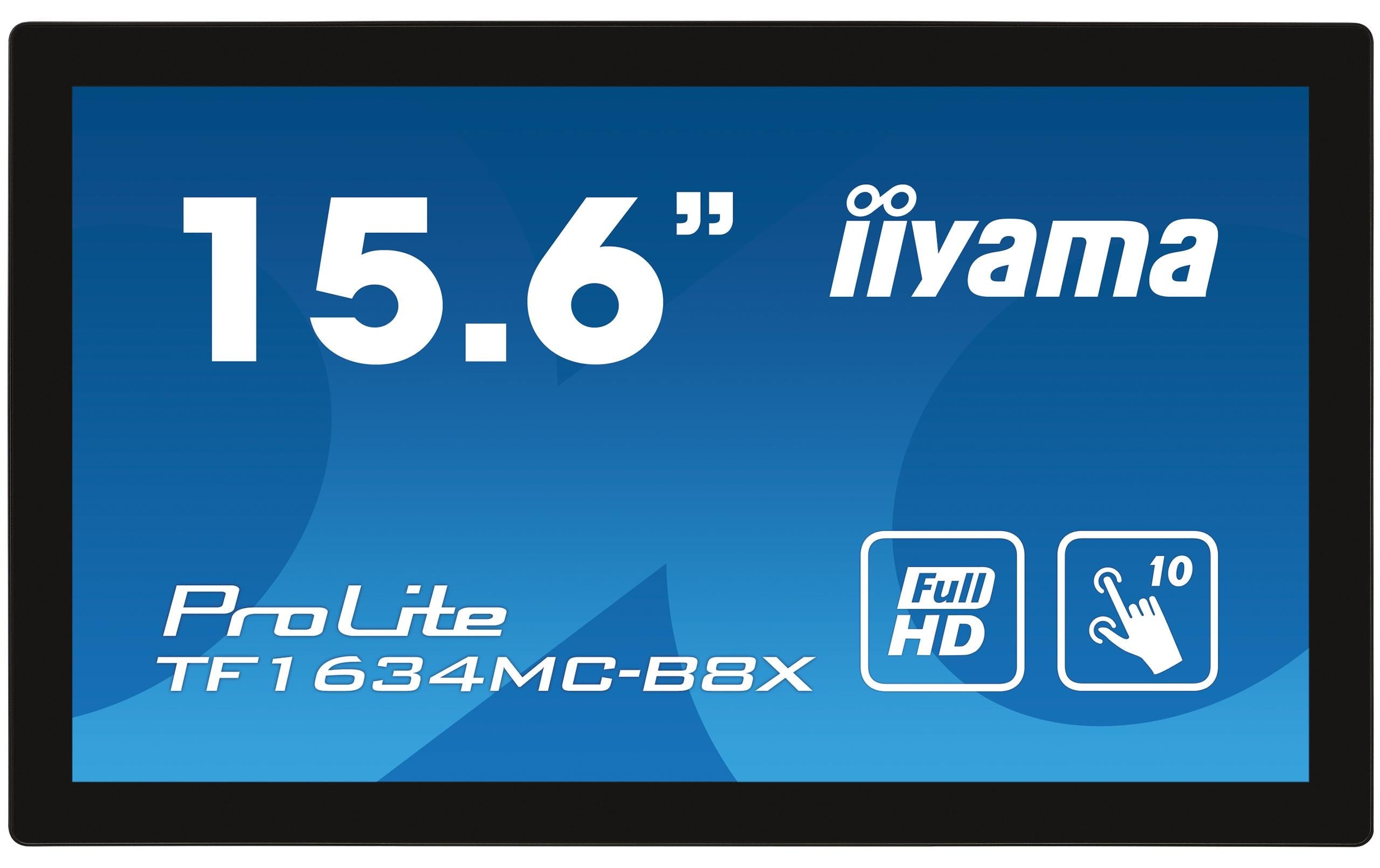 iiyama TF1634MC-B8X 15.6" Touchscreen, IPS