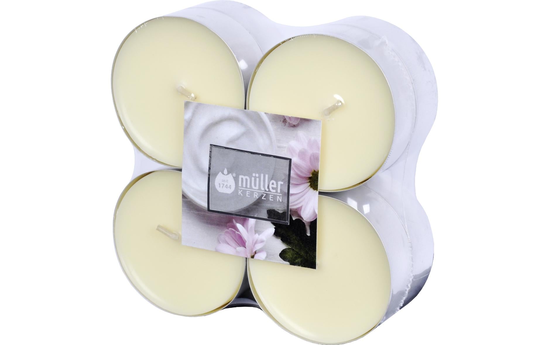 Müller Teelichter Maxi in Aluhülse beige 2.2x5.7 cm