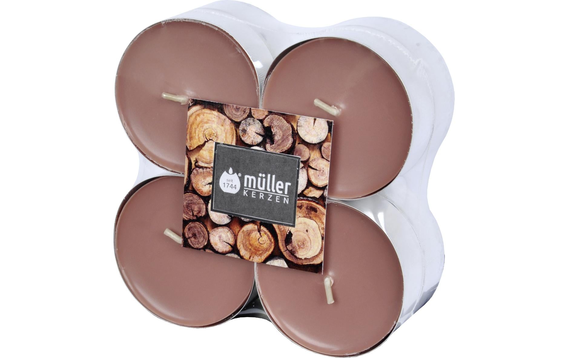 Müller Teelichter Maxi in Aluhülse natur 2.2x5.7 cm