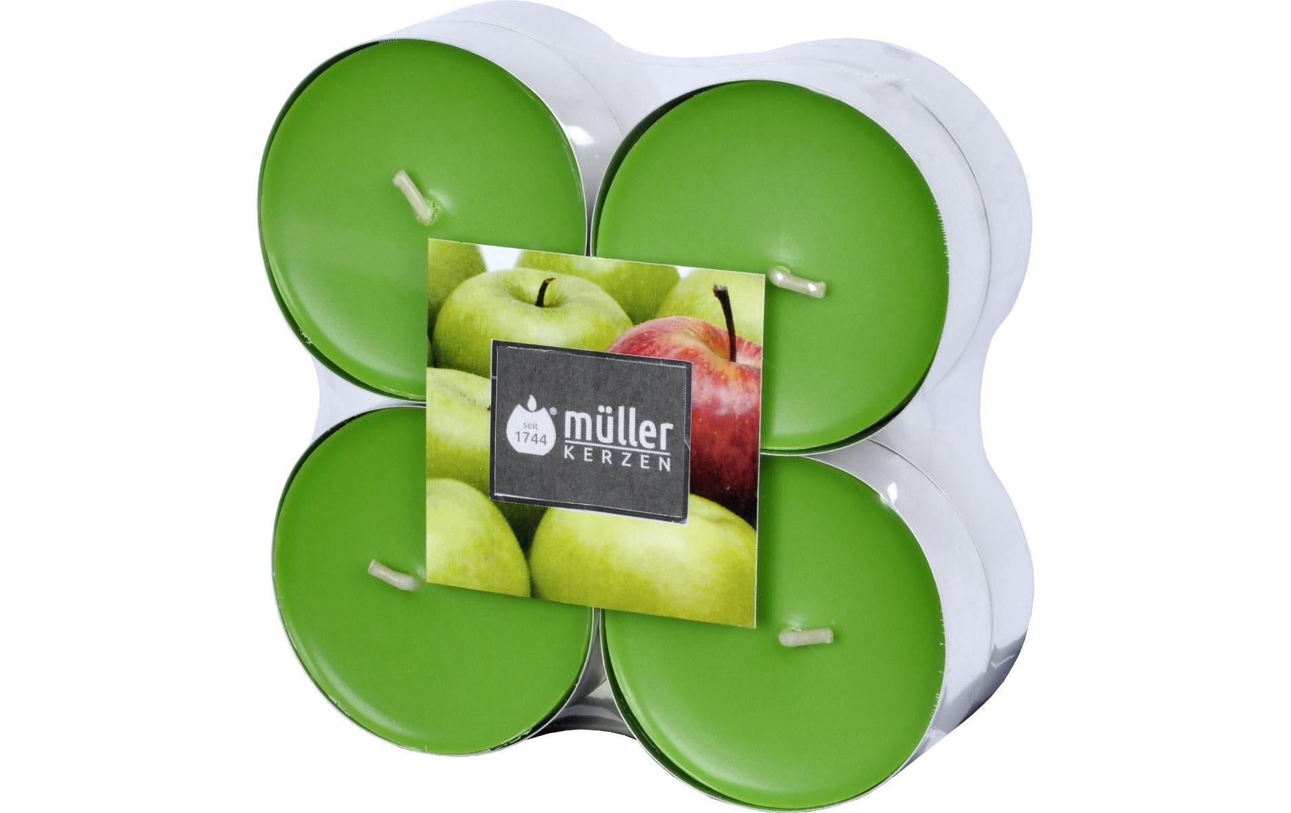 Müller Teelichter Maxi in Aluhülse grün 2.2x5.7 cm