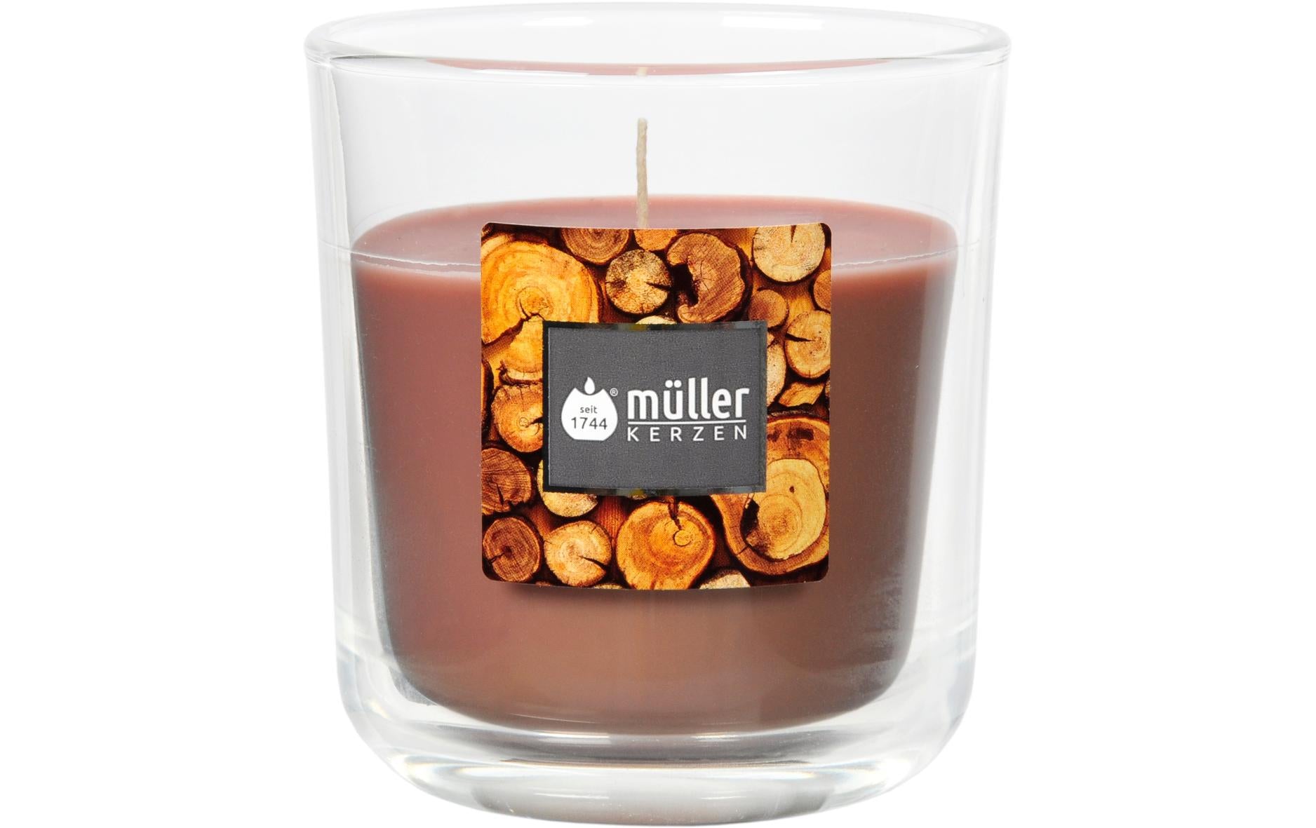 Müller Duftkerze im Glas, Sandelholz natur 8.8x8 cm