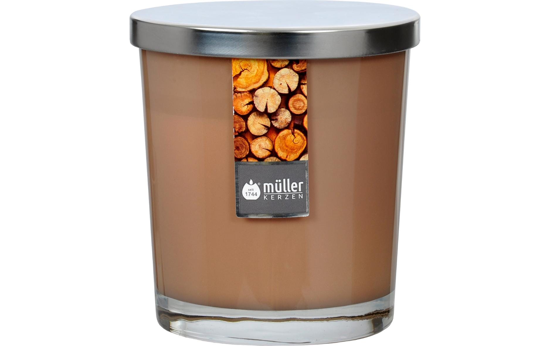 Müller Duftkerze im Glas, Sandelholz natur 11x9.5 cm
