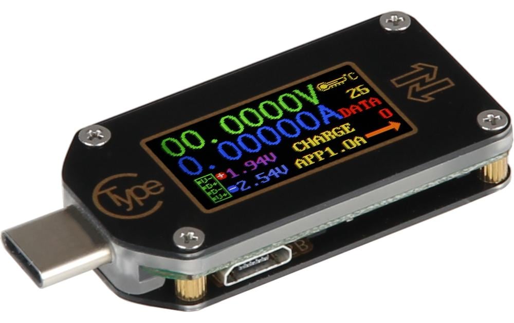 jOY-it USB Volt-/Amperemeter USB-C
