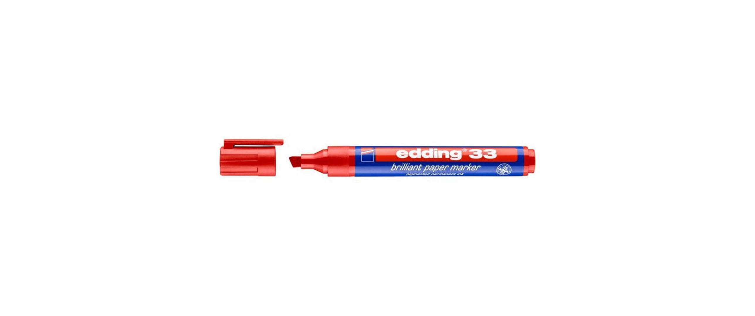 Edding Permanent-Marker 33 rot