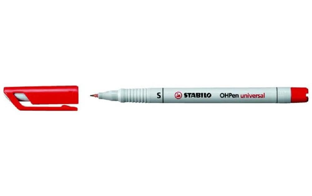 Stabilo OHPen Universal wasserlöslich 10 St S, rot