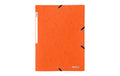 Biella Gummibandmappe Karton orange