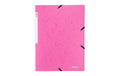Biella Gummibandmappe Karton rosa
