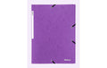 Biella Gummibandmappe Karton violett