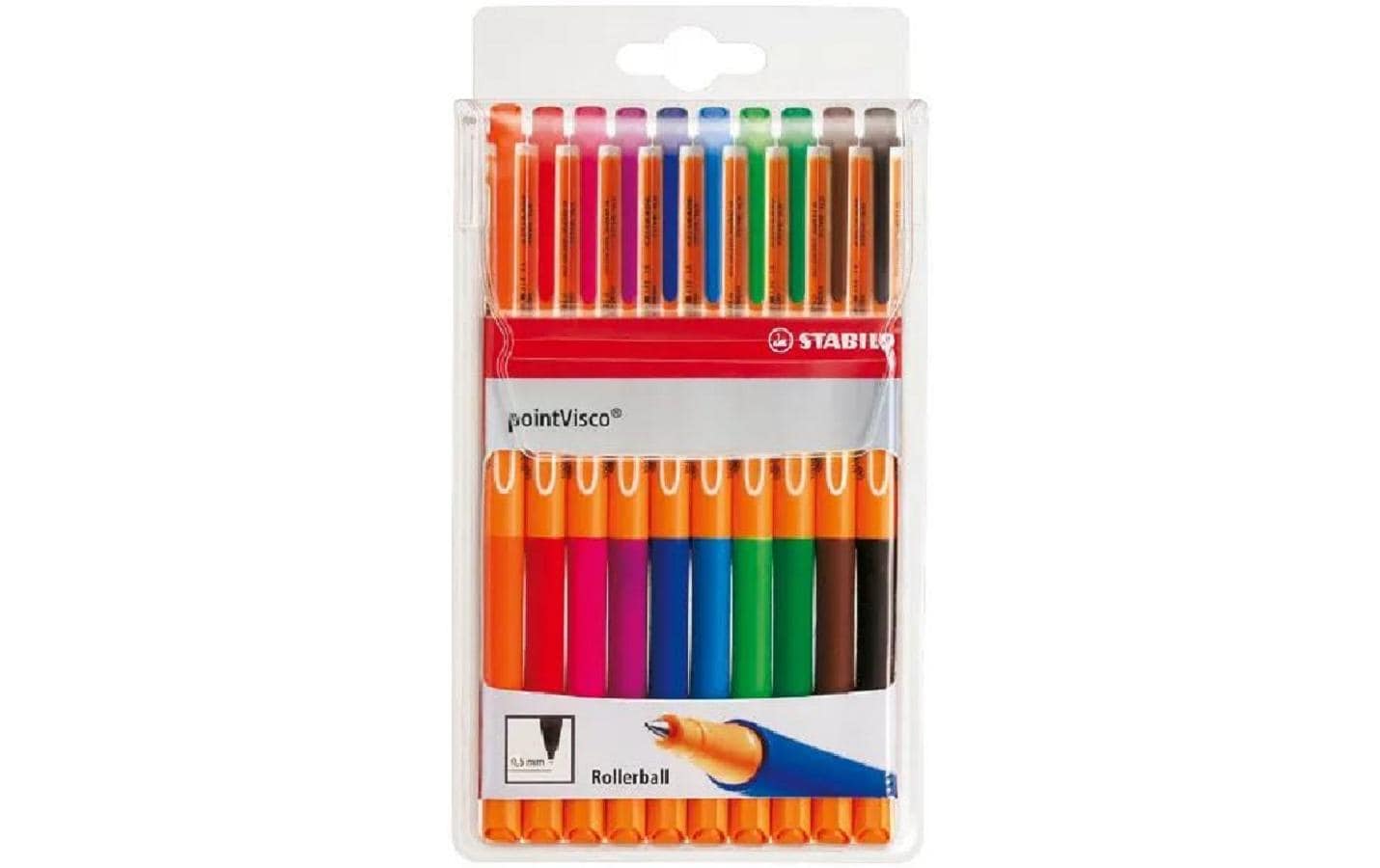 Stabilo Visco Gel-Rollerball, 10 Stk 10er Etui: alle Farben