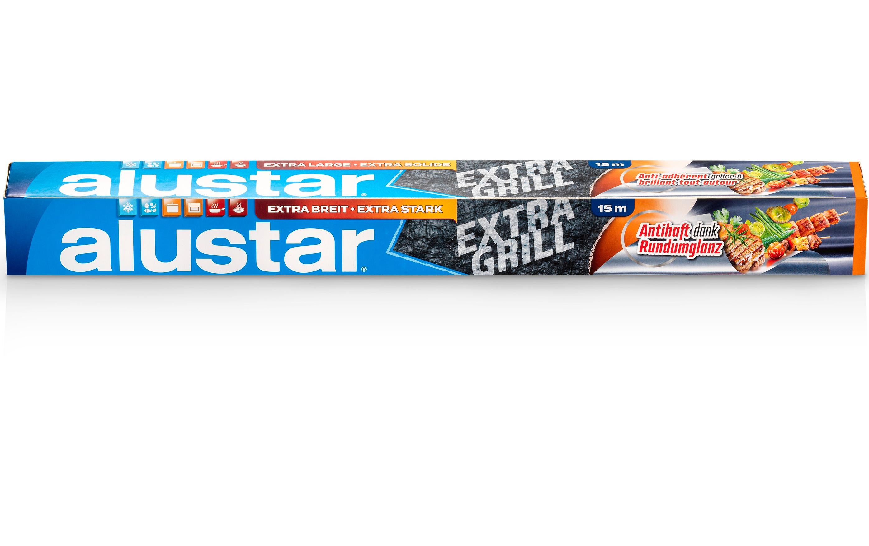 Alustar Alufolie Extra Grill Alufolie Extra Breit, Extra Stark