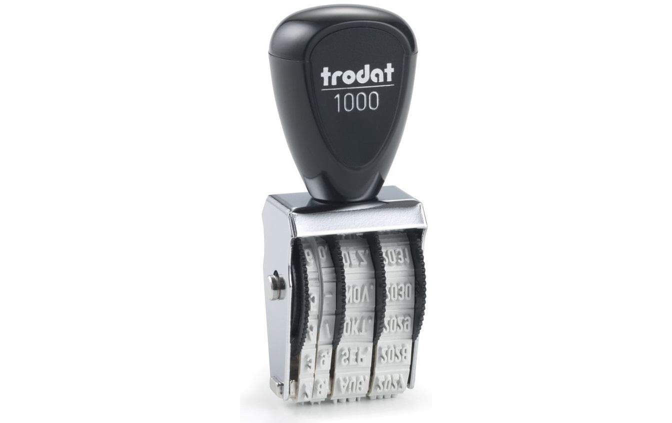 Trodat Datumstempel 1000 D 3 x 18 mm, deutsch