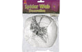 Halloween Spinnennetz schwarz 20 g, mit 2 schwarzen Spinnen