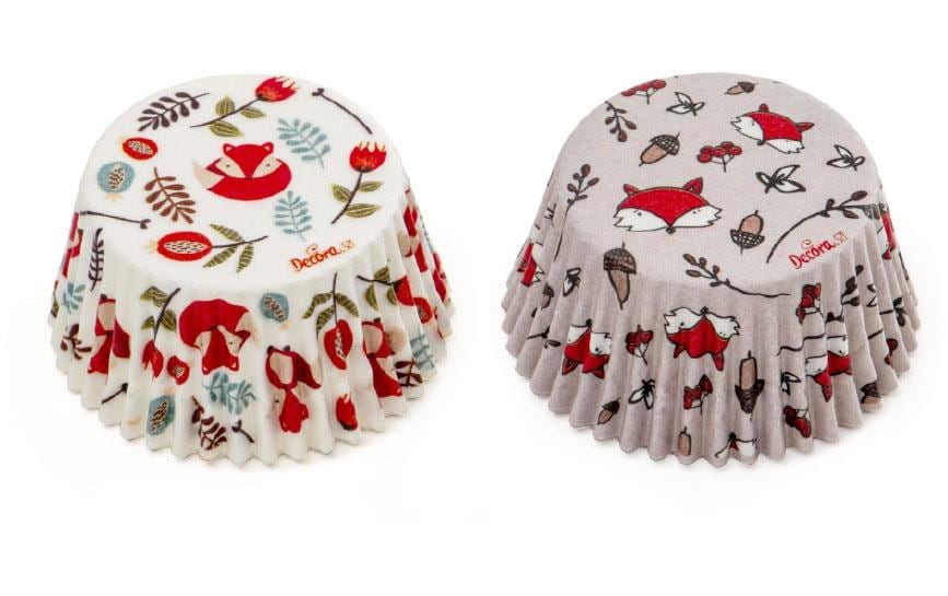 Decora Muffinförmchen Fuche 36 Stück