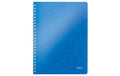 Leitz Collegeblock WOW A4 A4, blau metallic, 5 mm kariert