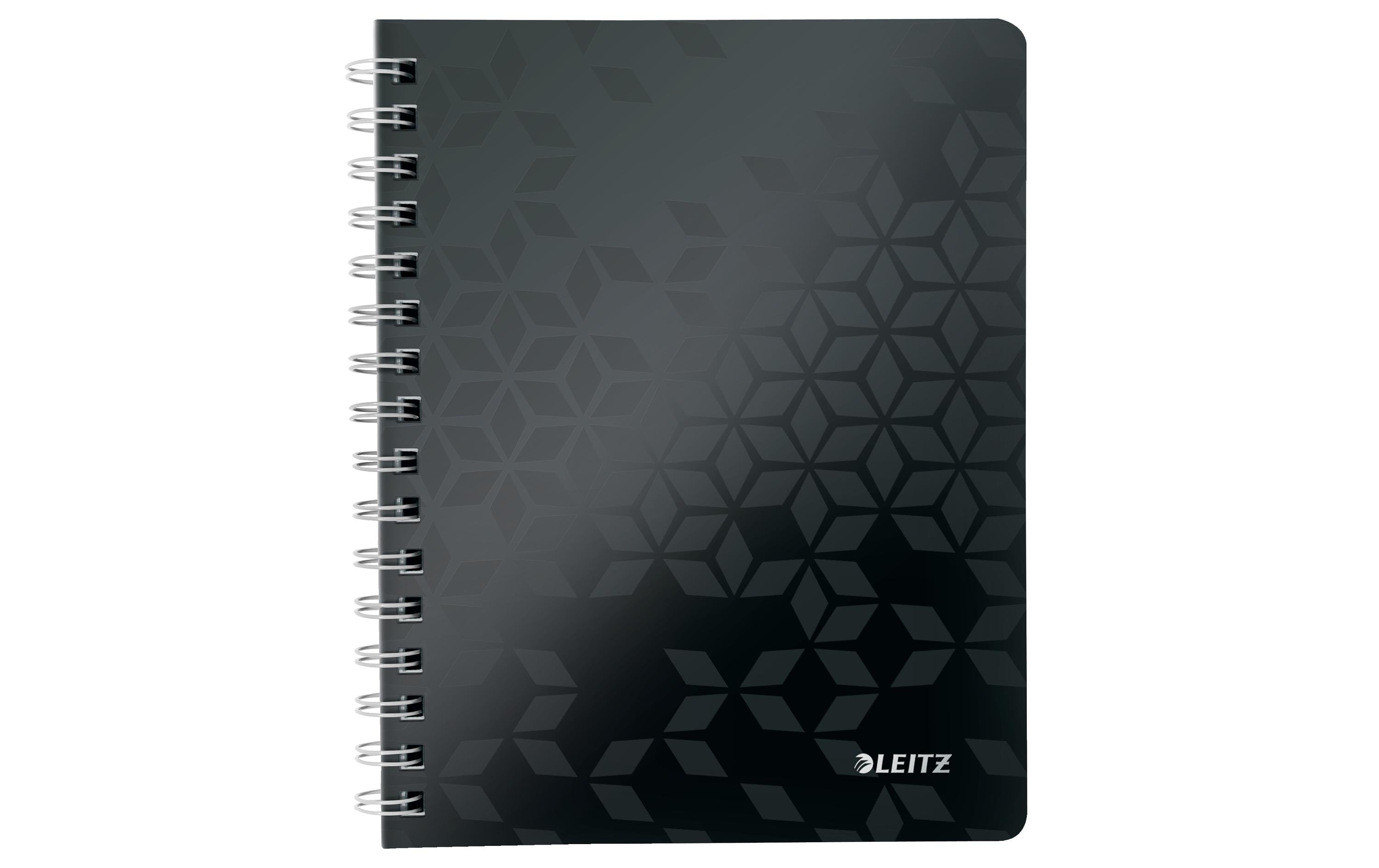 Leitz Collegeblock WOW A5 A5, schwarz, liniert