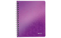 Leitz Collegeblock WOW A5 A5, violett metallic, kariert