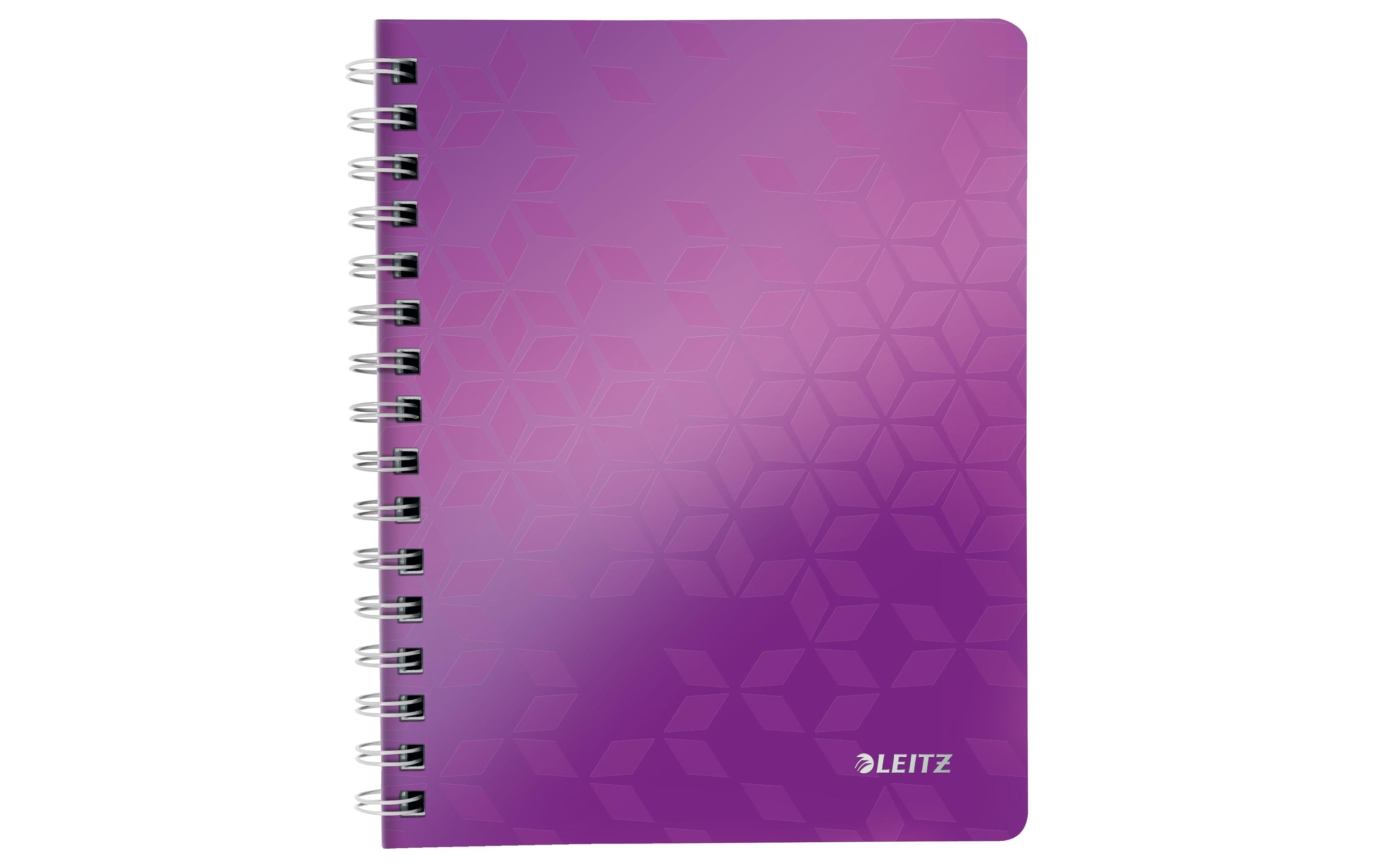 Leitz Collegeblock WOW A5 A5, violett metallic, kariert