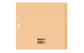 Biella Register A - Z, recycelt A4, teildeckend, 235 x 210 mm, 24-teilig