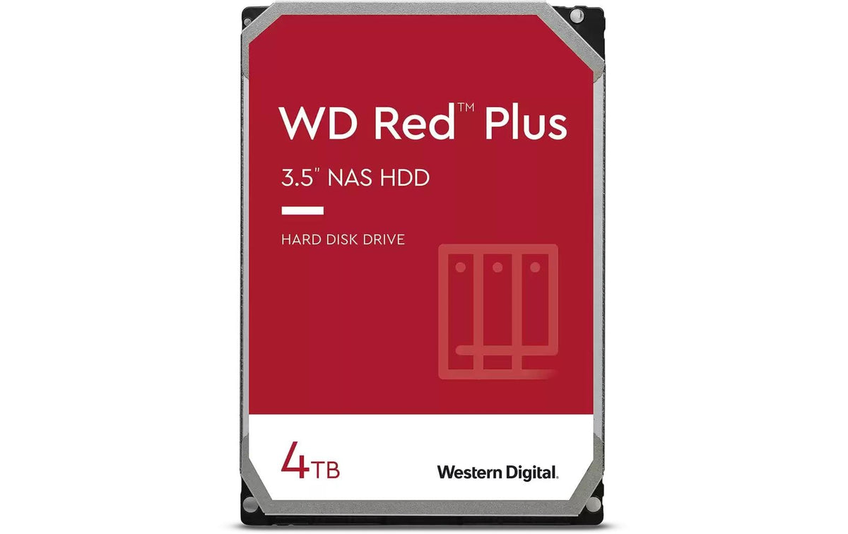 WD Red Plus 3.5" 4TB SATA 6GB/s, 24x7, 5400rpm, 256MB Cache, CMR