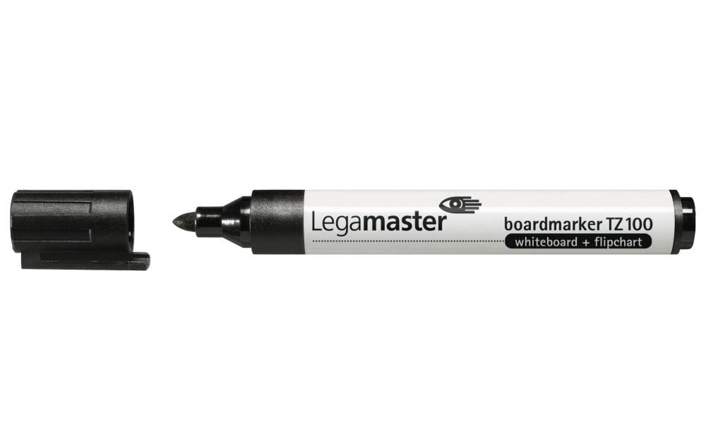 Legamaster Boardmarker TZ100, 10 Stk schwarz