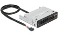Delock 91708 USB 2.0 CardReader 3.5" 5 Slot x 1x USB 2.0 Typ-A Buchse