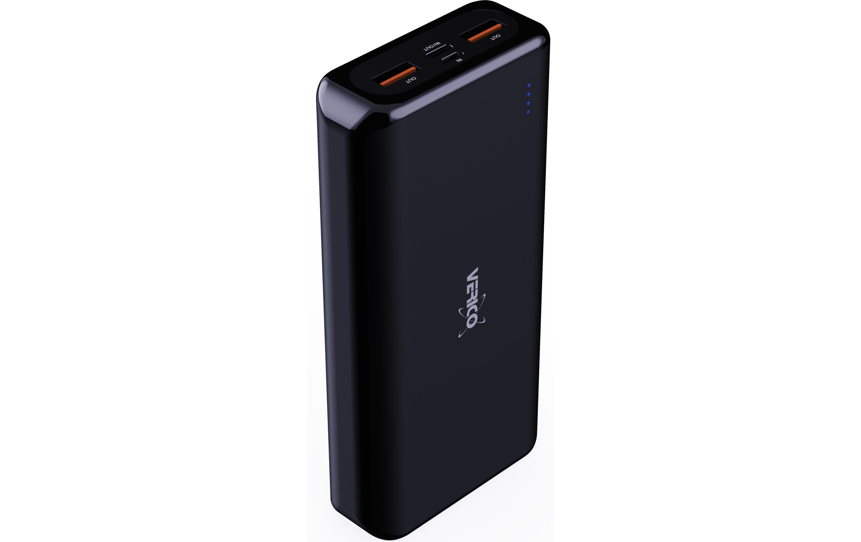 Verico Powerbank Pro PD 20000 mAh, Typ: Lithium Polymer, black