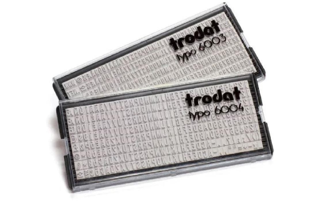 Trodat Printy 4911 TYPO 1 Set 6003,Schrifthöhe: 3mm, 38 x 14 mm