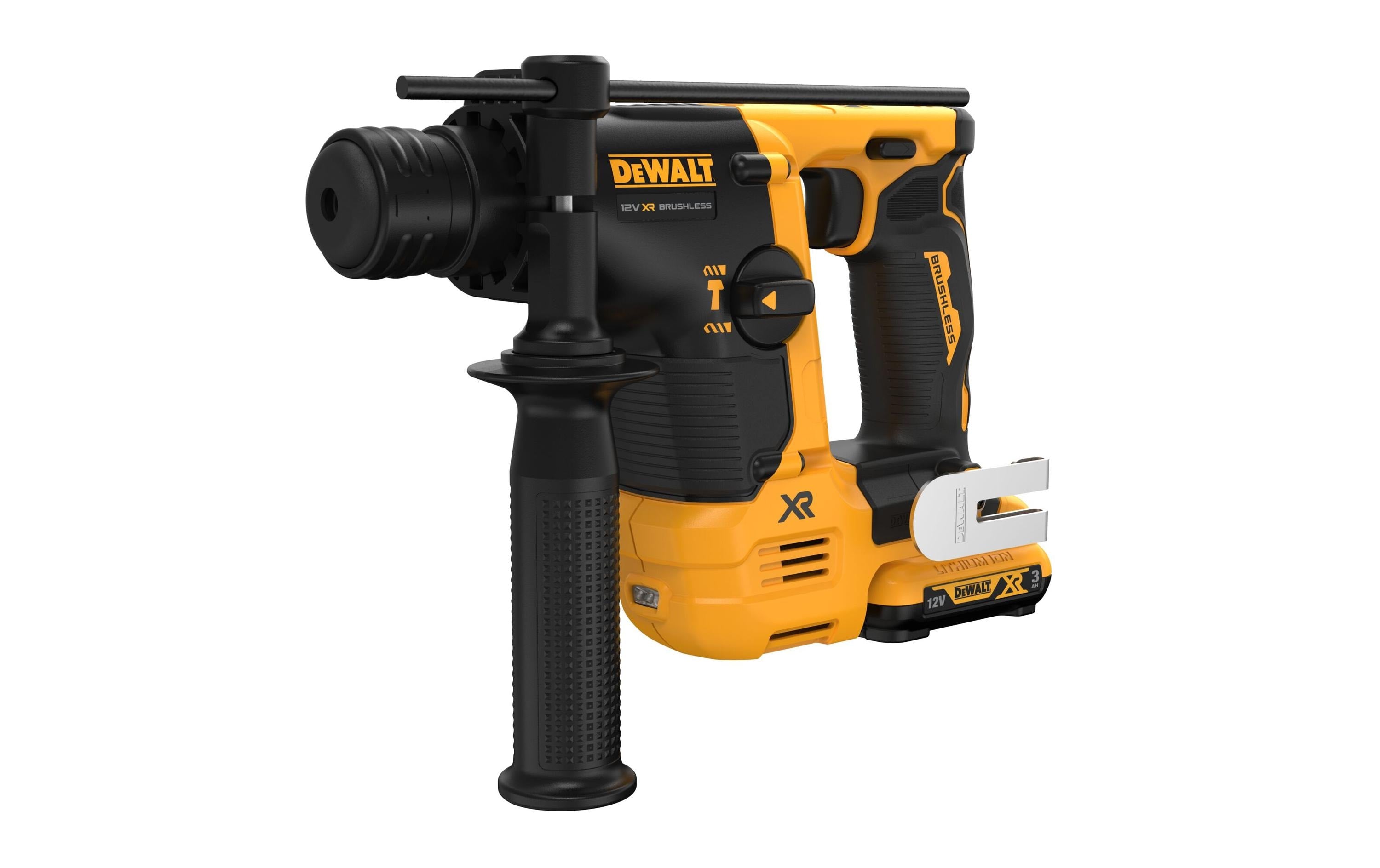 DeWalt Akku-Bohrhammer SDS-Plus 12 V DCH072L2-QW, 2 x 3Ah