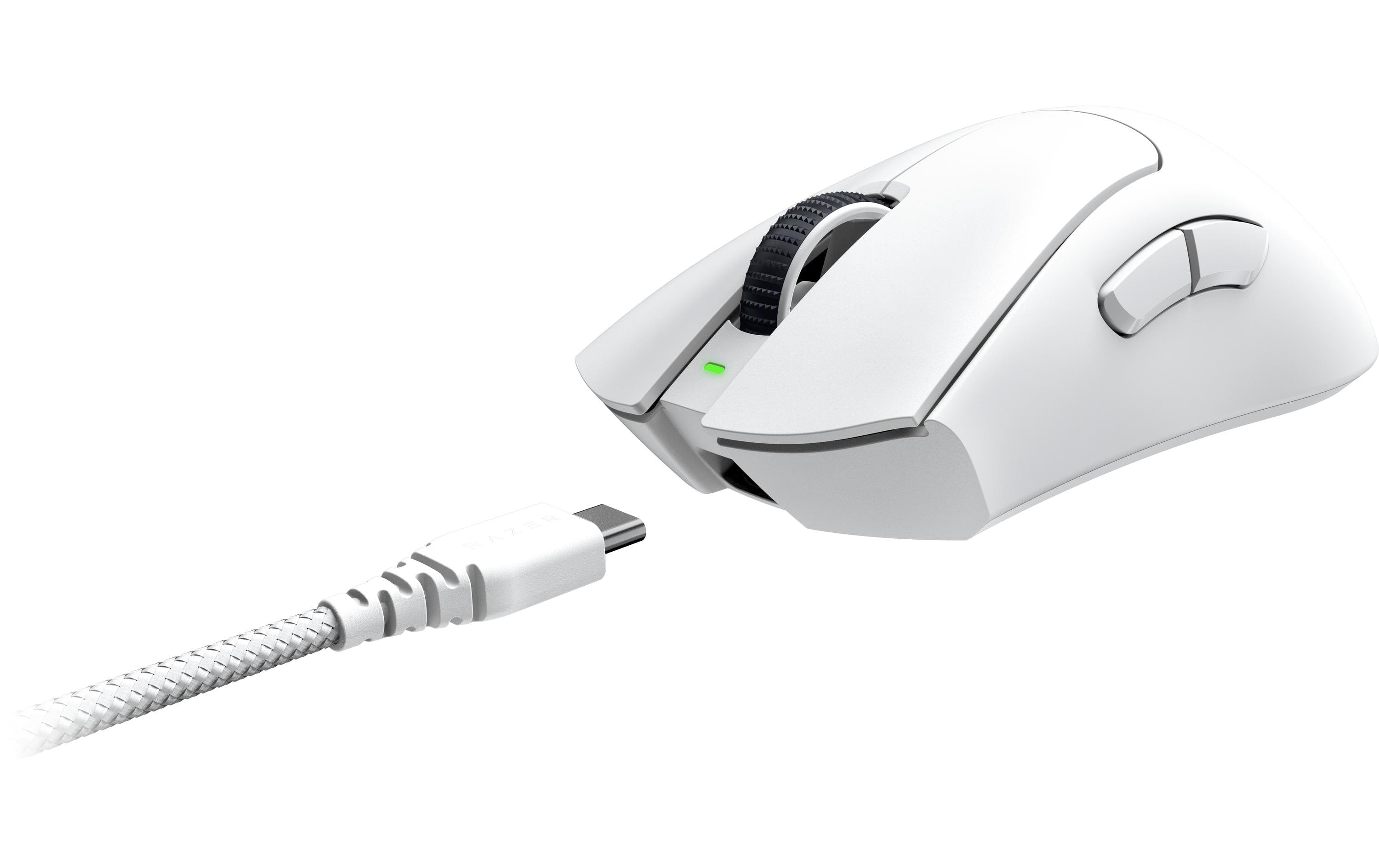 Razer DeathAdder V3 Pro white USB, 30'00DPI 2 m