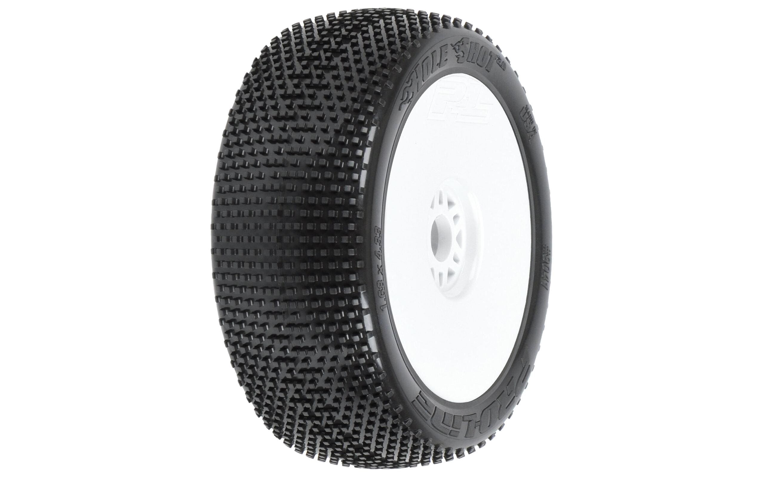 Proline Hole Shot 2.0 S3 1:8 Buggy MTD V2 White Wheels F/R