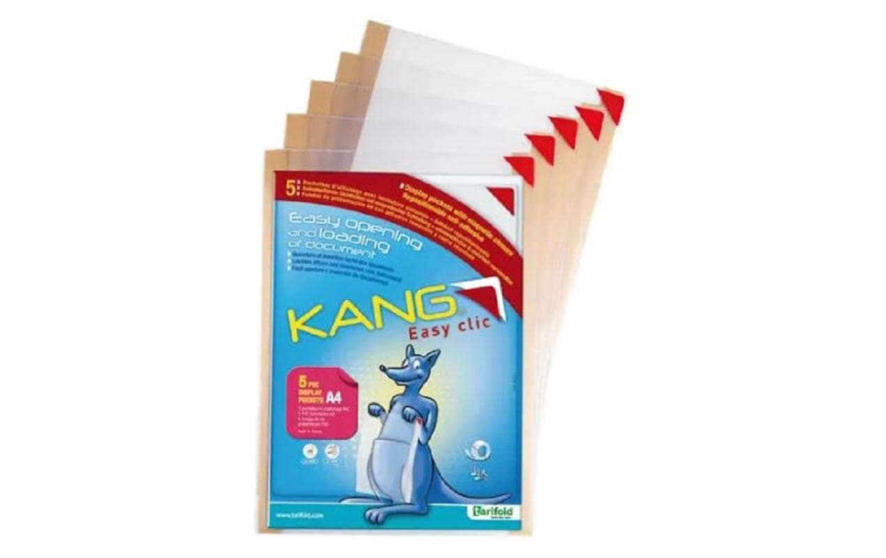 Tarifold Sichttafel Kang Easy clic transparent, 5 Stk