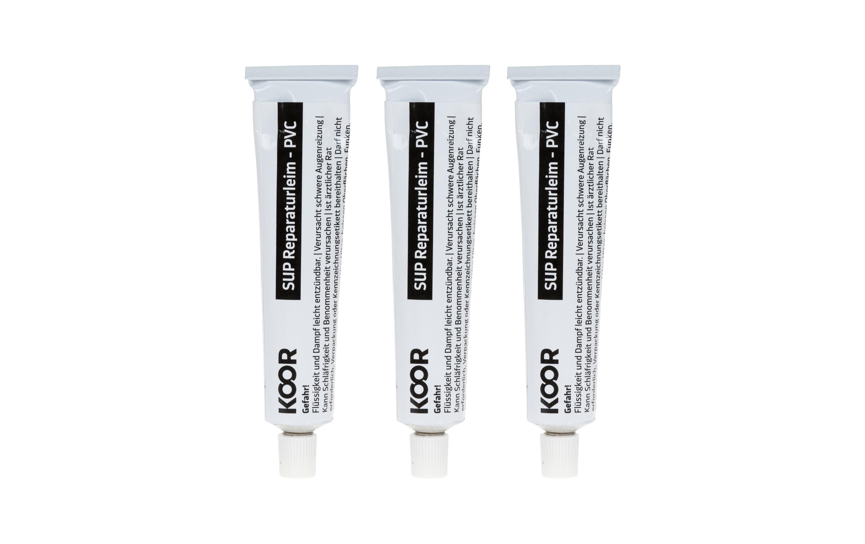 KOOR SUP Reparaturleim 3x 25ml für PVC