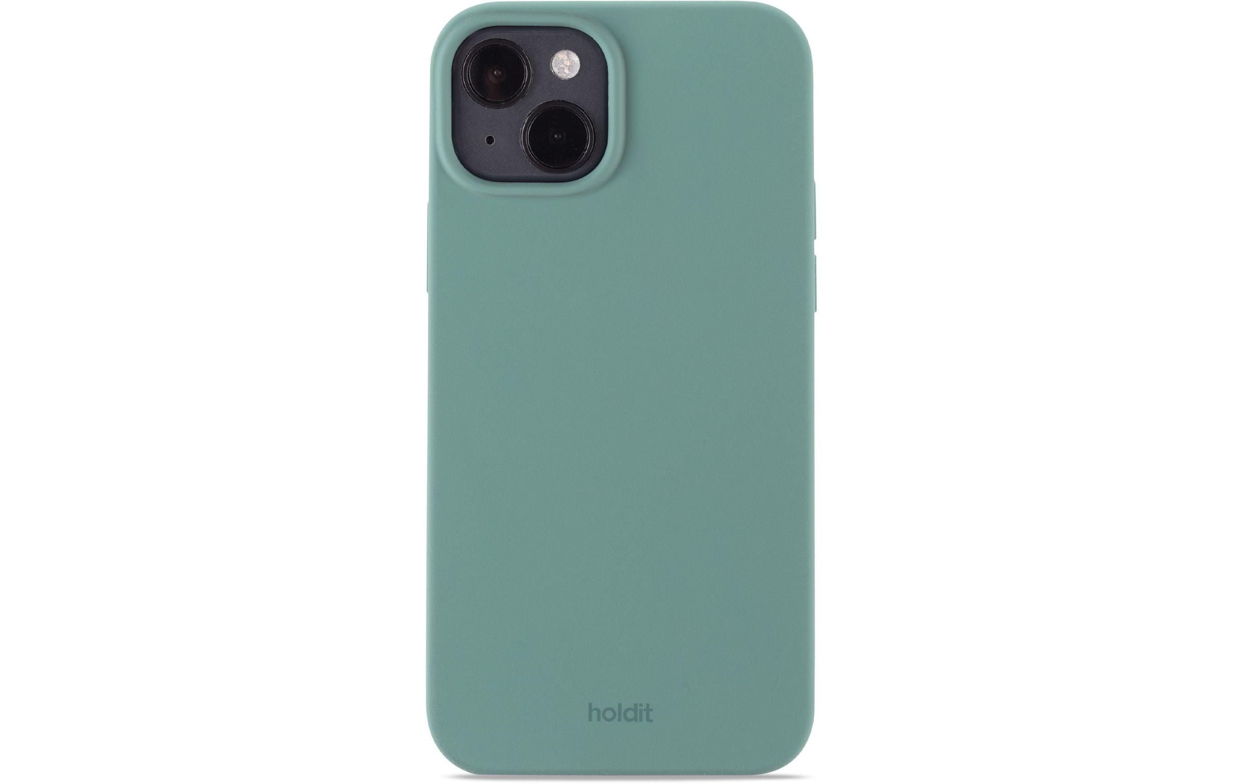 Holdit Silikon Case Moss Green für iPhone 14 Plus