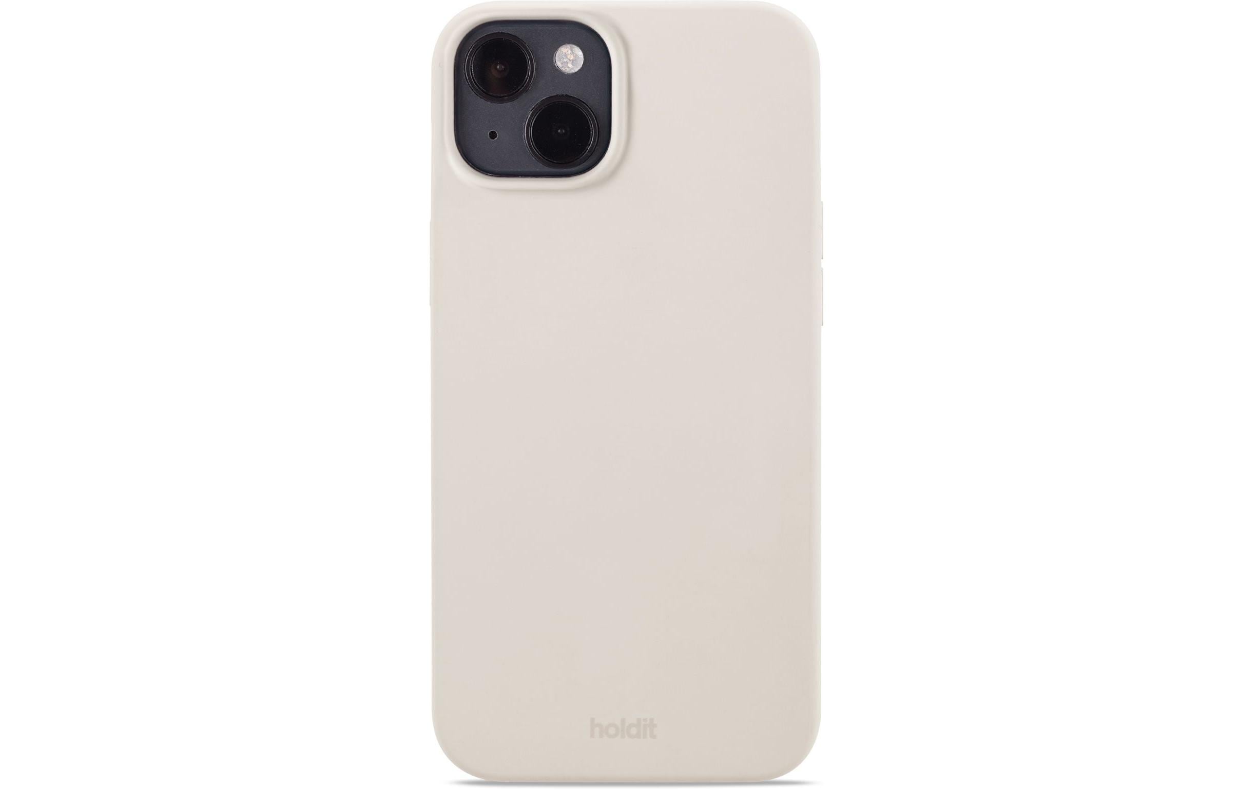 Holdit Silikon Case Light Beige für iPhone 14 Plus