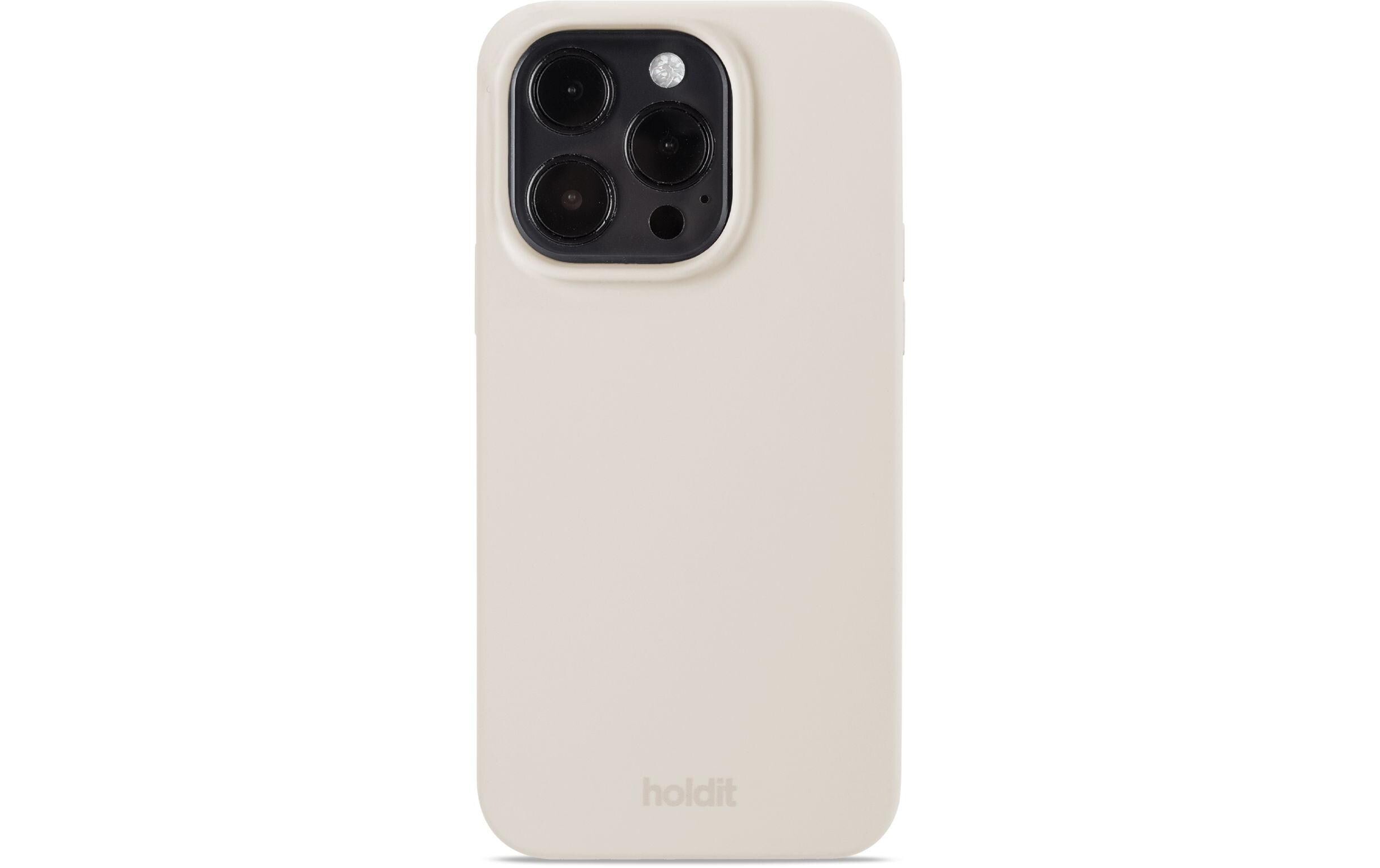 Holdit Silikon Case Light Beige fürs Apple iPhone 14 Pro