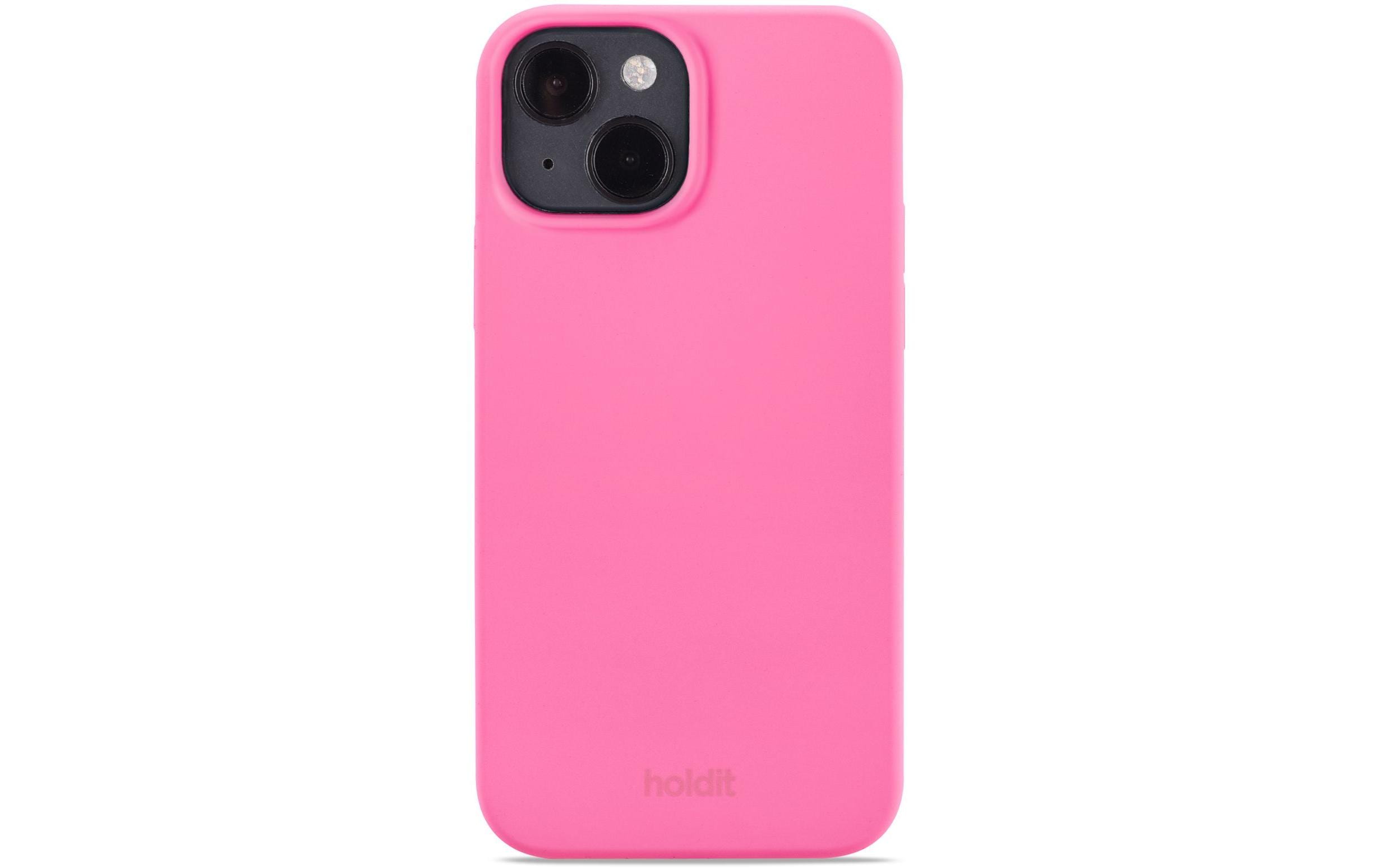 Holdit Silikon Case Bright Pink fürs Apple iPhone 14