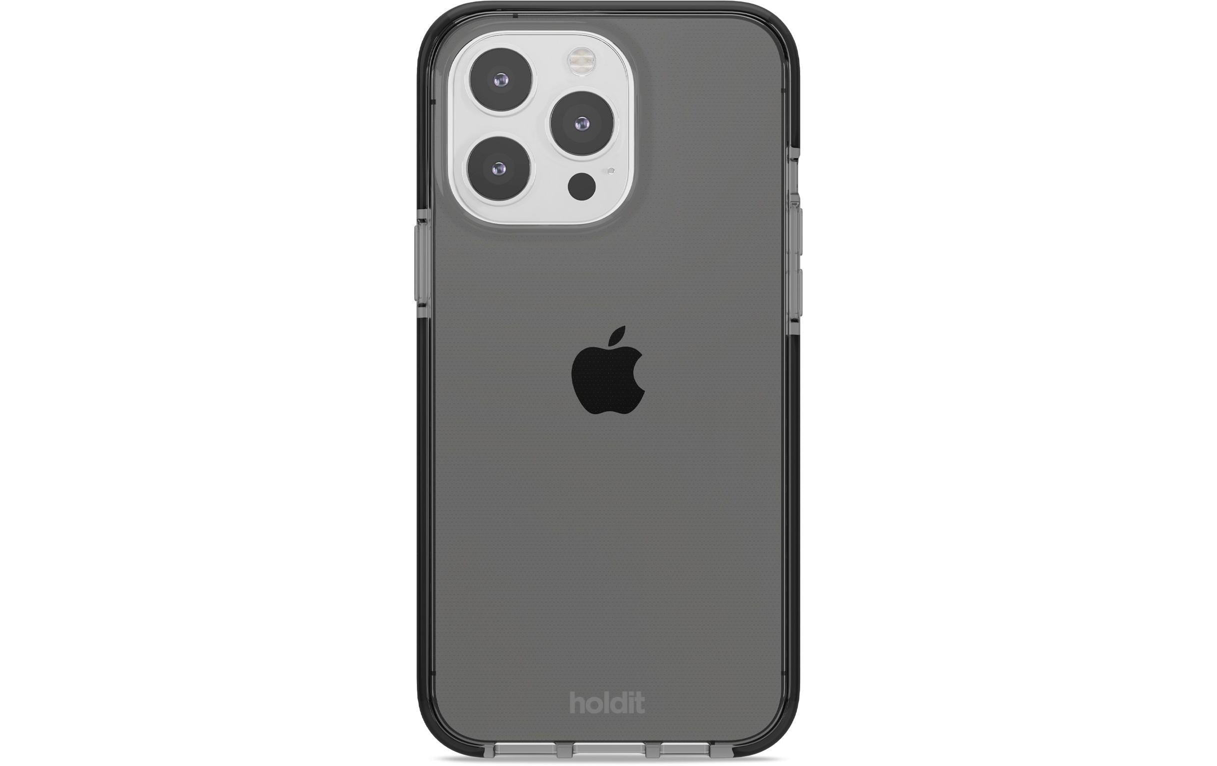 Holdit Seethru Case Black für iPhone 15 Pro Max