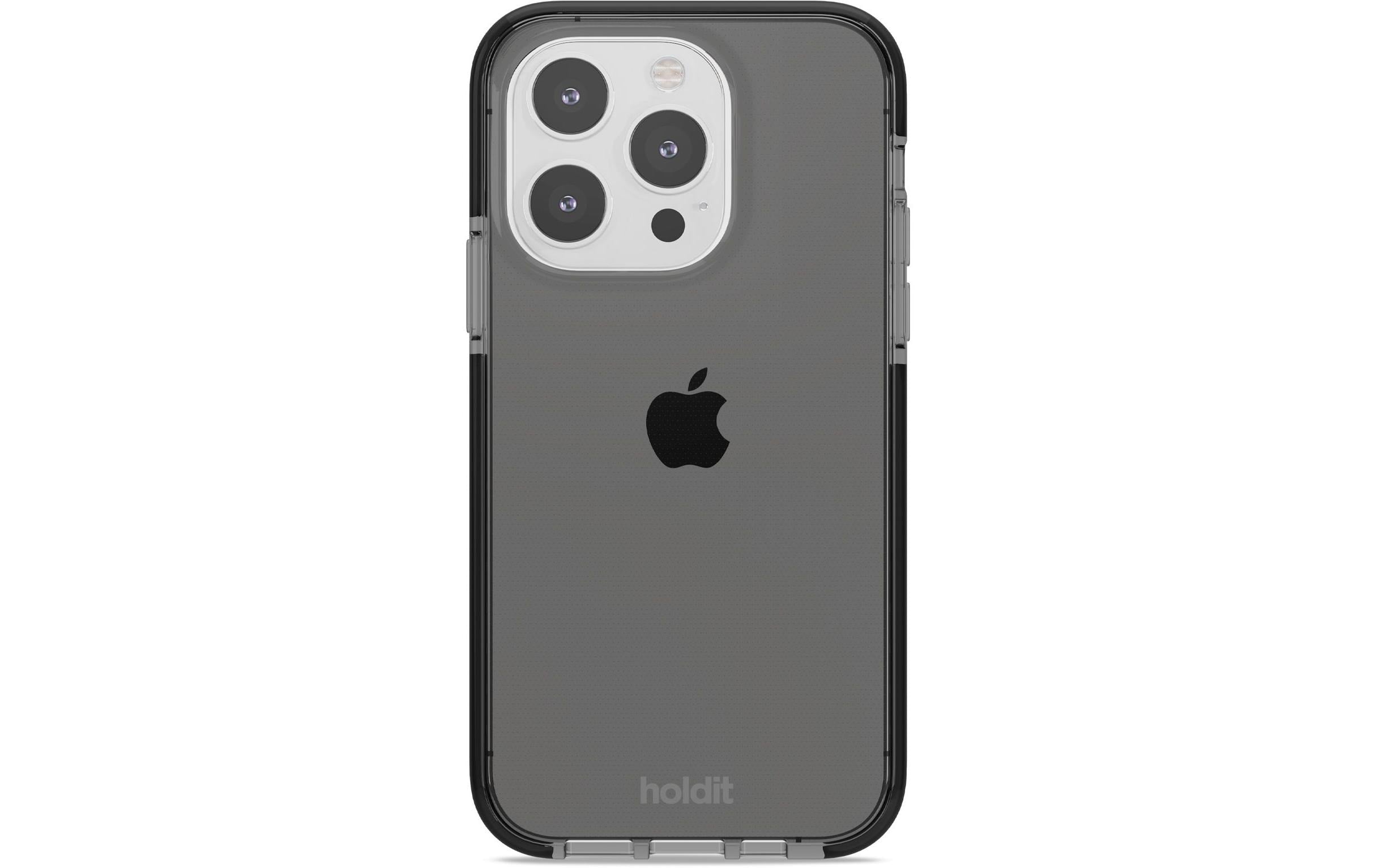 Holdit Seethru Case Black für iPhone 15 Pro