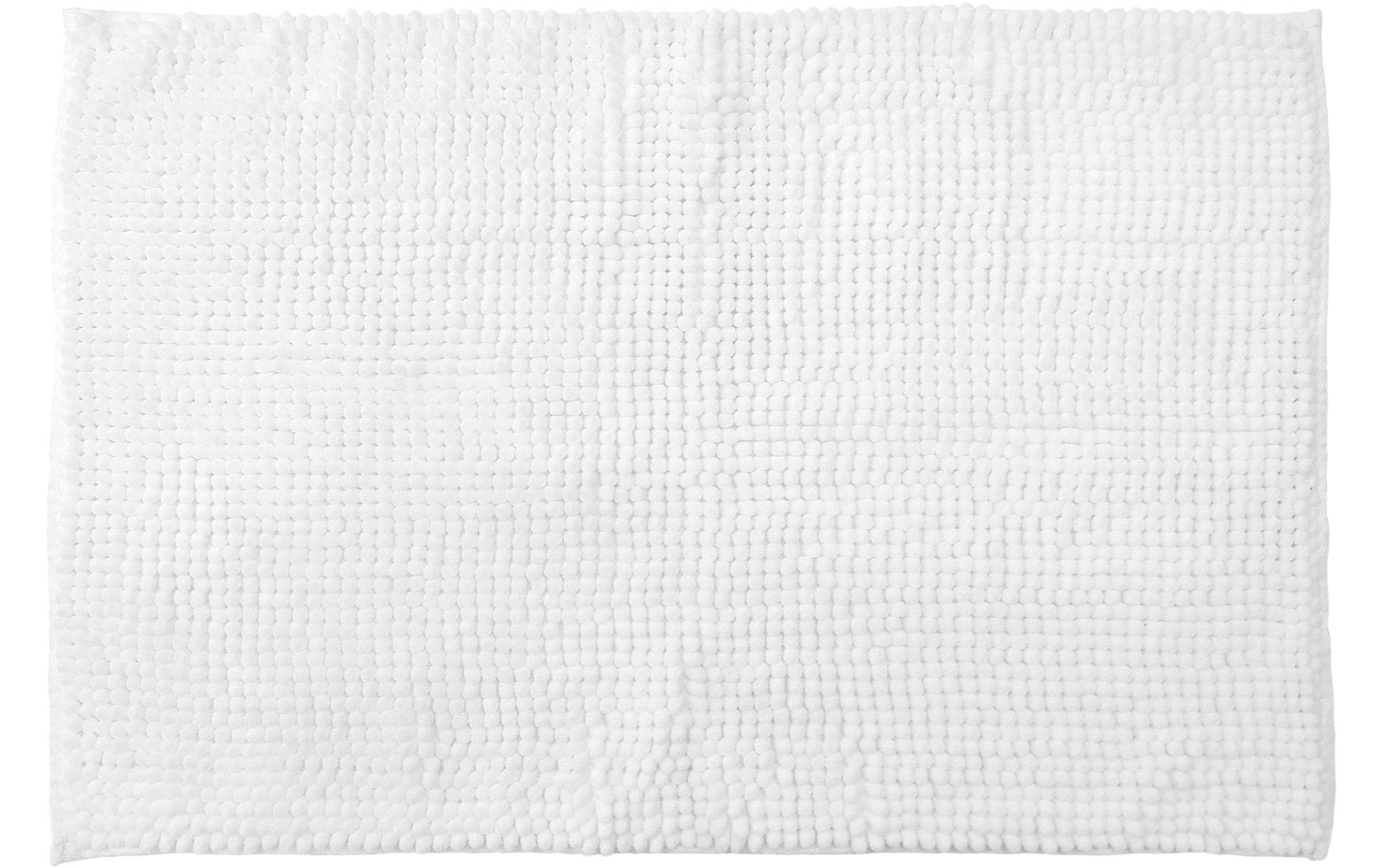 Diaqua Badteppich Chenille, Weiss 60.90 cm, 100% Polyester