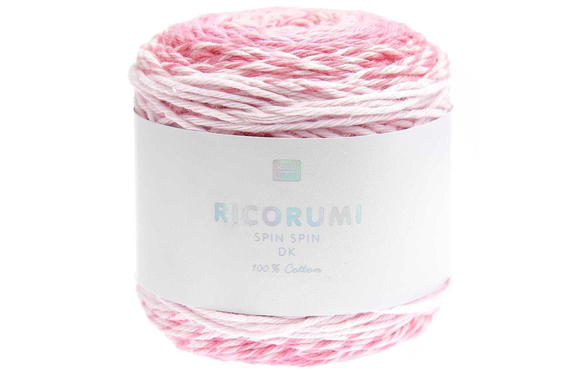 Rico Design Ricorumi Spin Spin rosa, 50 g, 115 m, 100 % CO