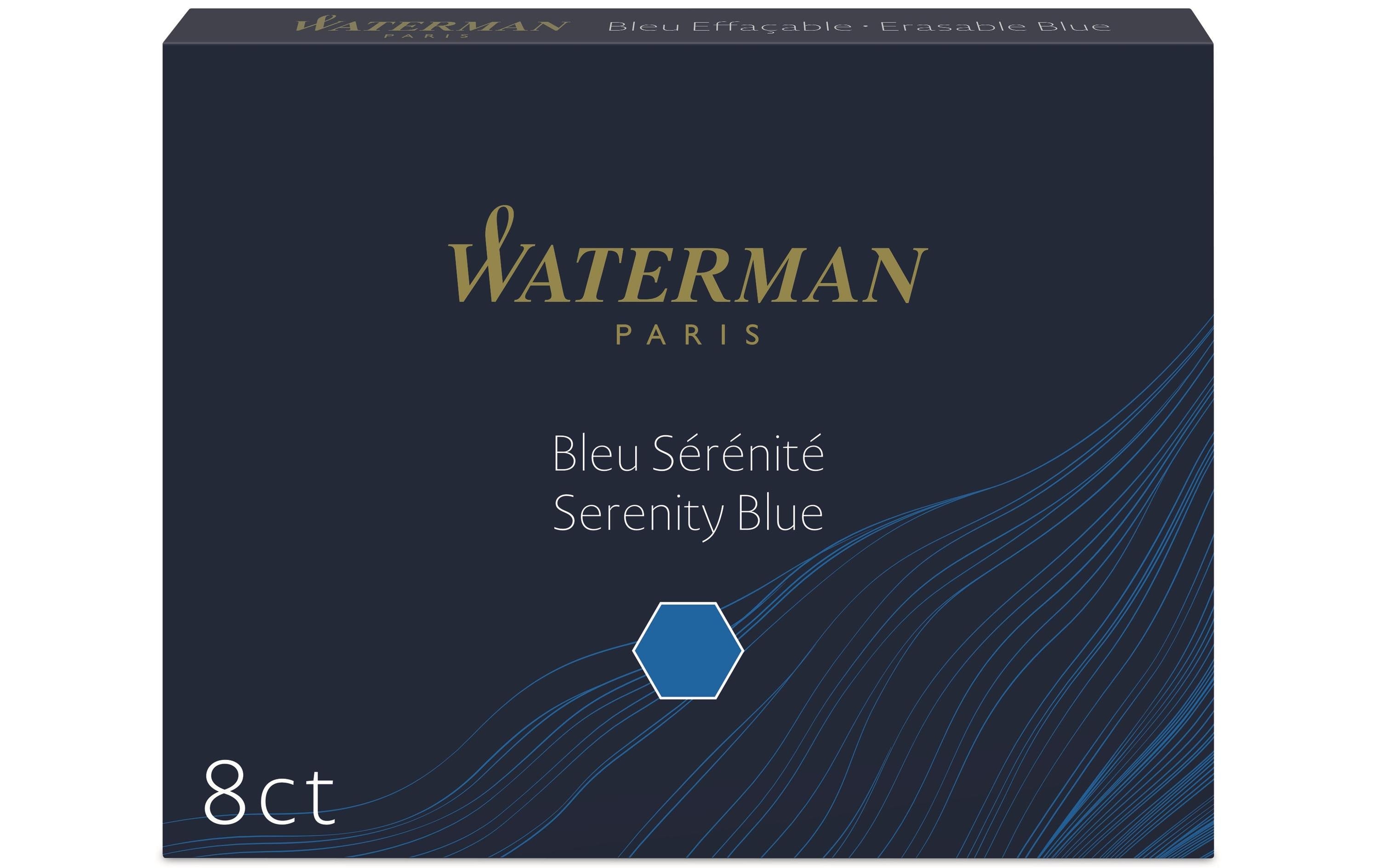 Watermann Tintenpatronen, 8 Stk blau