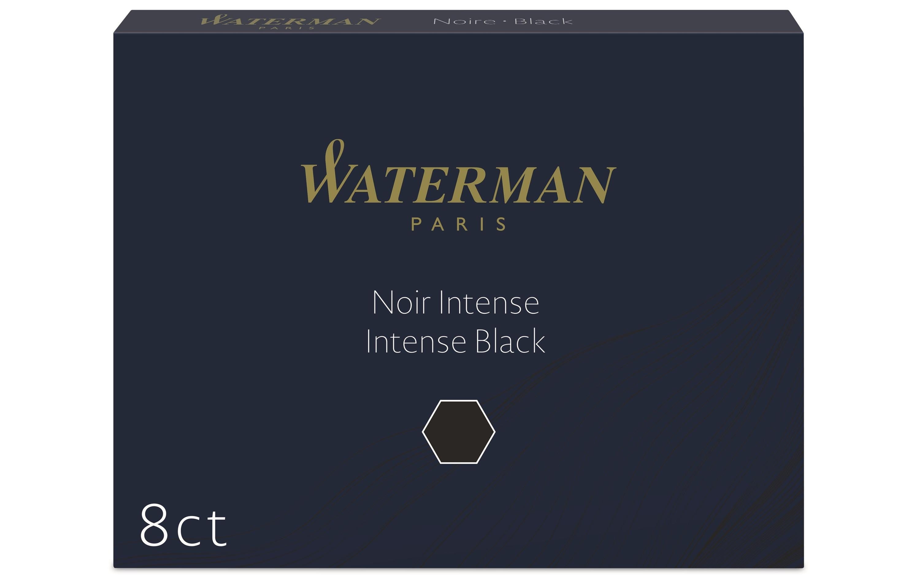 Watermann Tintenpatronen, 8 Stk schwarz