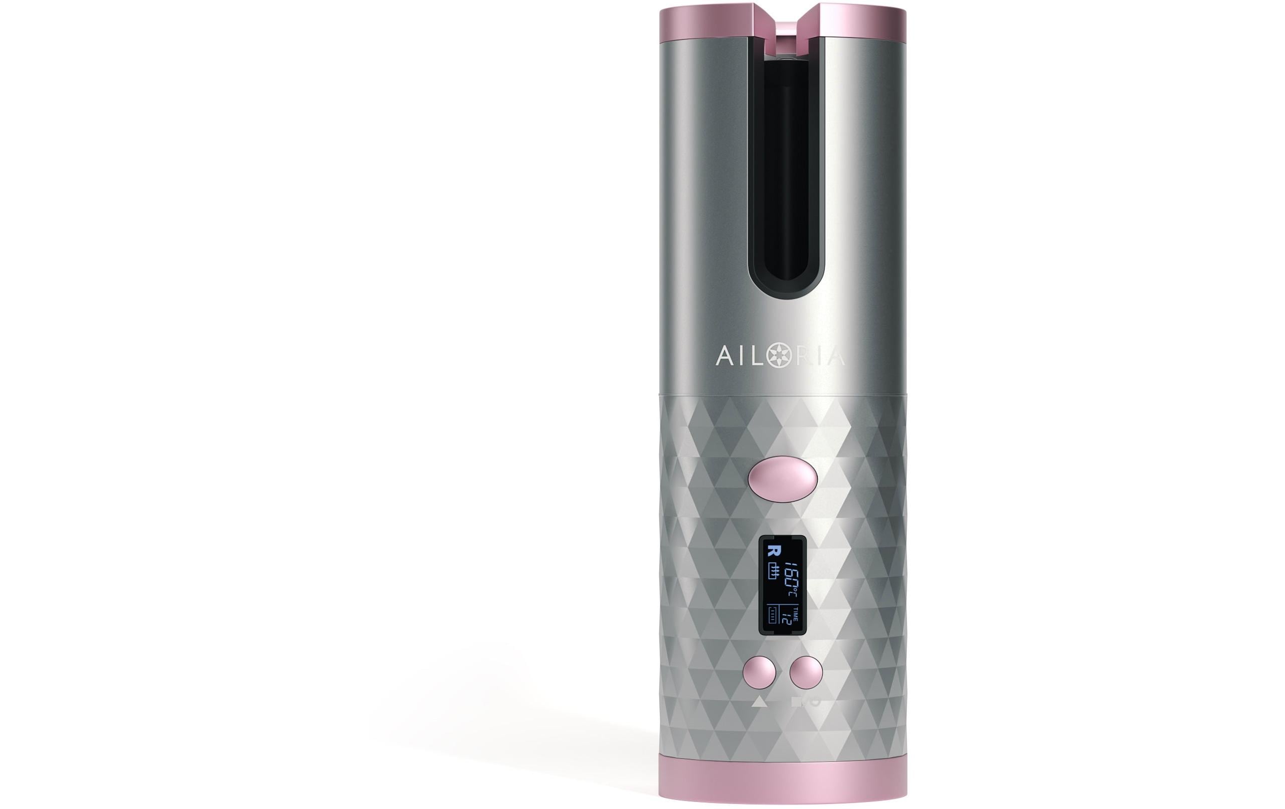 Ailoria Lockenstyler REVOLUTIONNE kabellos silber/pink, aut. Lockenstyler