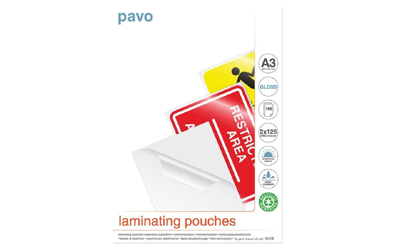 Pavo Laminier-Folientaschen 125 my A3