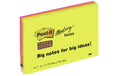 3M Post-it Super Sticky Grossformate 4 Blocks à 45 Blatt - 152 x 101 mm