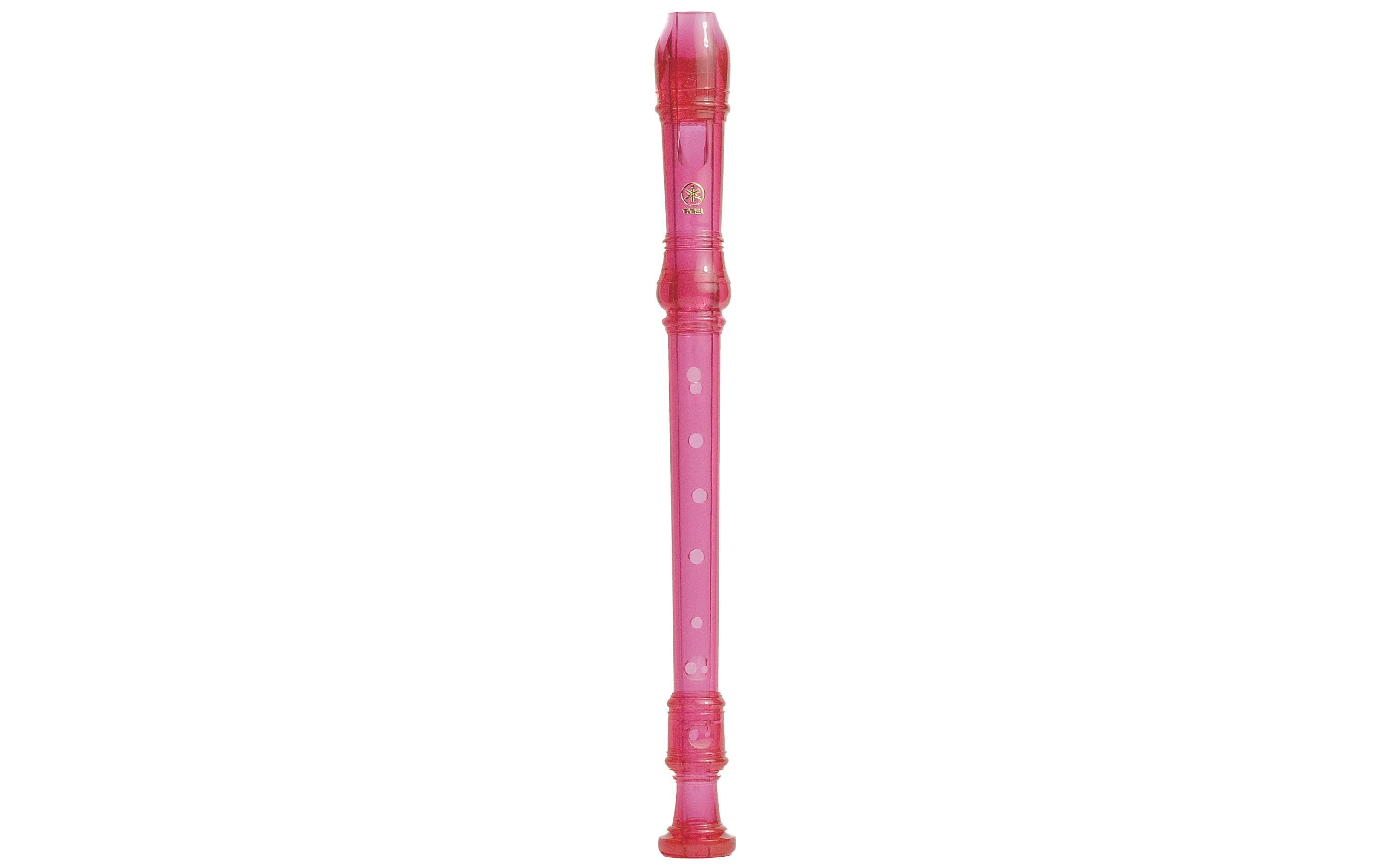 Yamaha YRS-20GP Blockflöte Sopran 3-teilig, Deutsches System, trans. pink